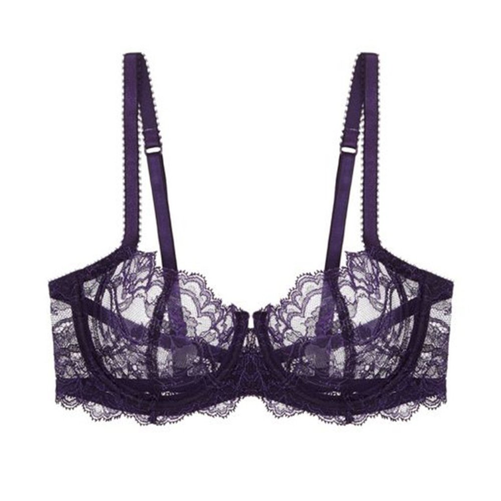 Purple lace underwire Journelle Anais bra
